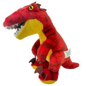 Build-A-Bear Red Raptor Dinosaur Plush 15" T-Rex Stuffed Animal BAB
